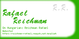 rafael reichman business card